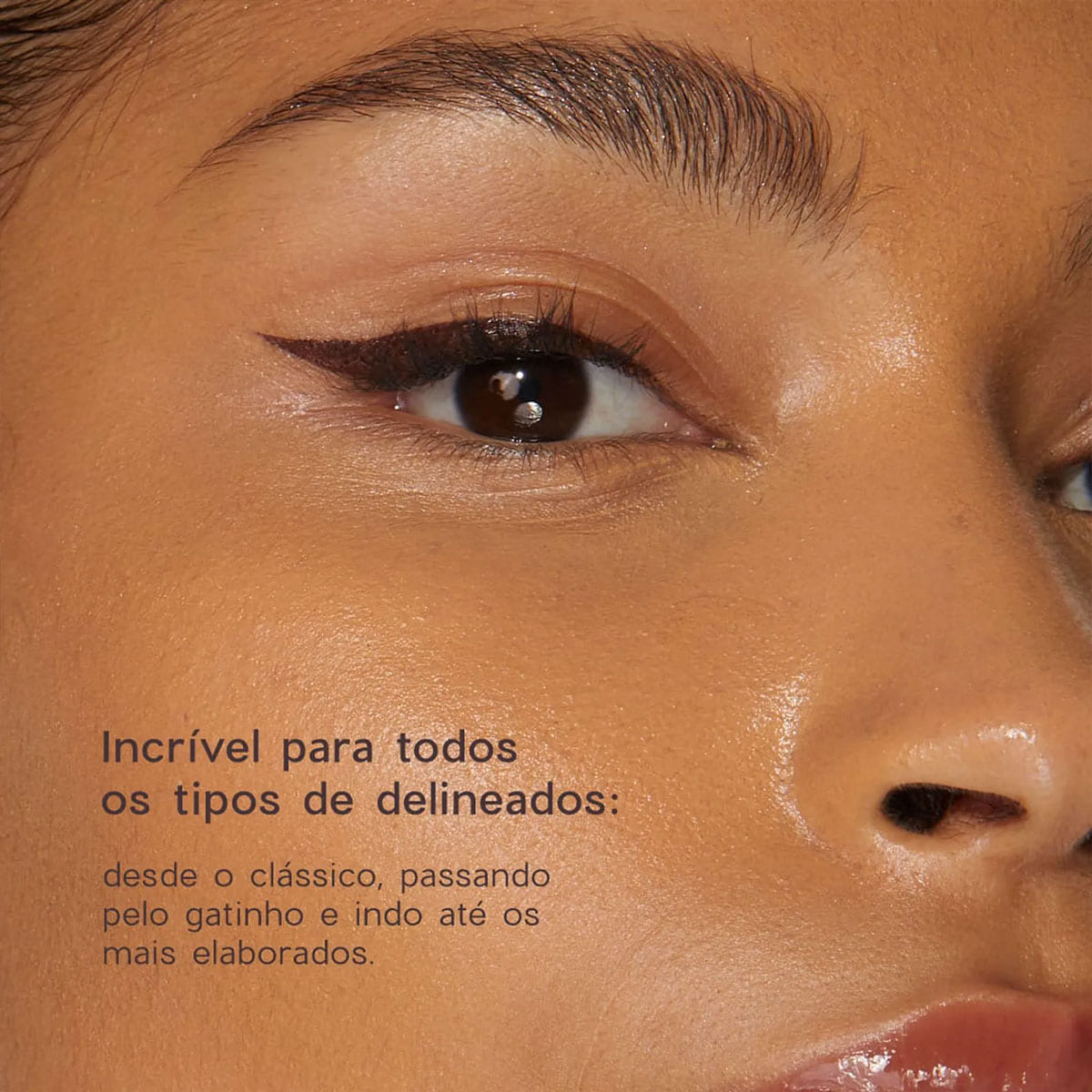 Océane Edition Line My Eyes Marrom - Caneta Delineadora