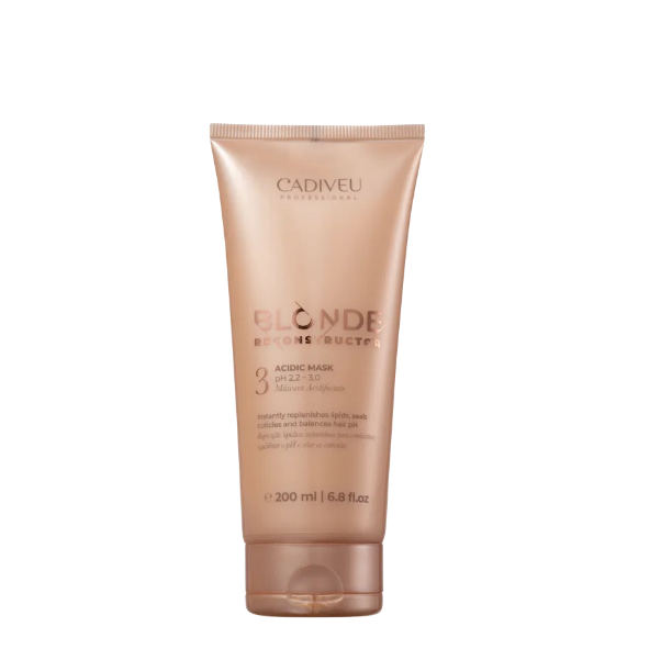 Cadiveu Blonde Reconstructor Acidic - Máscara Acidificante 200Ml