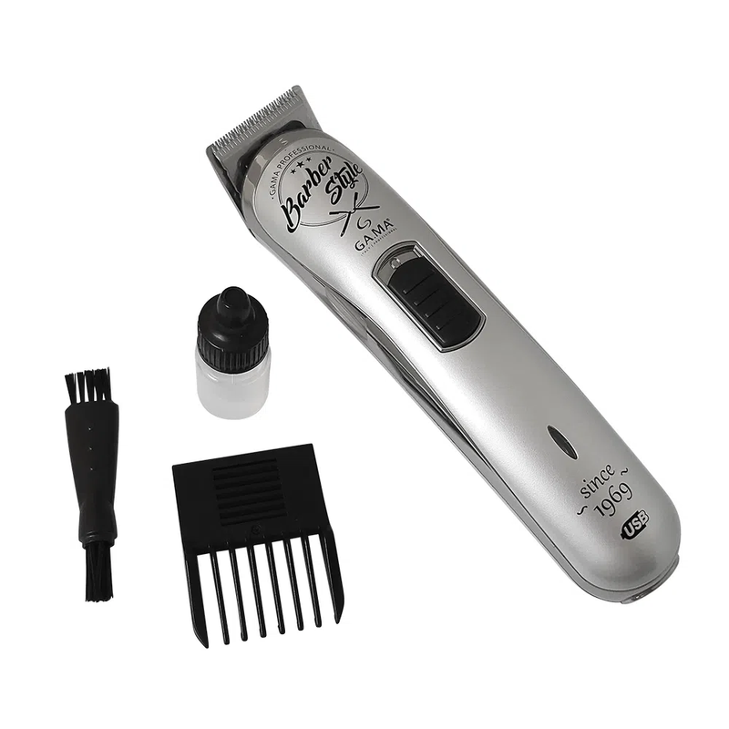 Gama Italy Barber Style Usb Gt527 - Máquina De Acabamento Bivolt