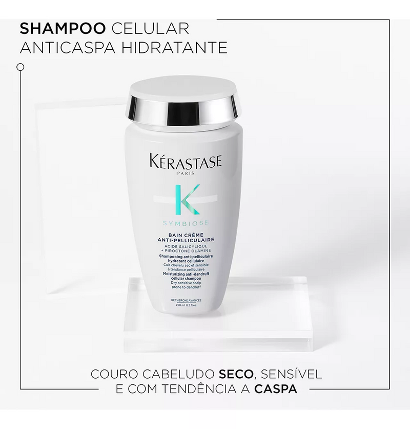 Bain Creme Anti-Pelliculaire Kérastase Anticaspa 250Ml Symbiose