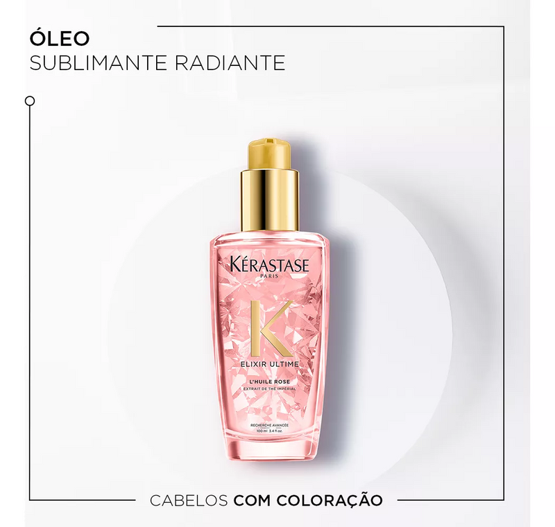 Óleo Kérastase L'Huile Rose Elixir Ultime 100Ml