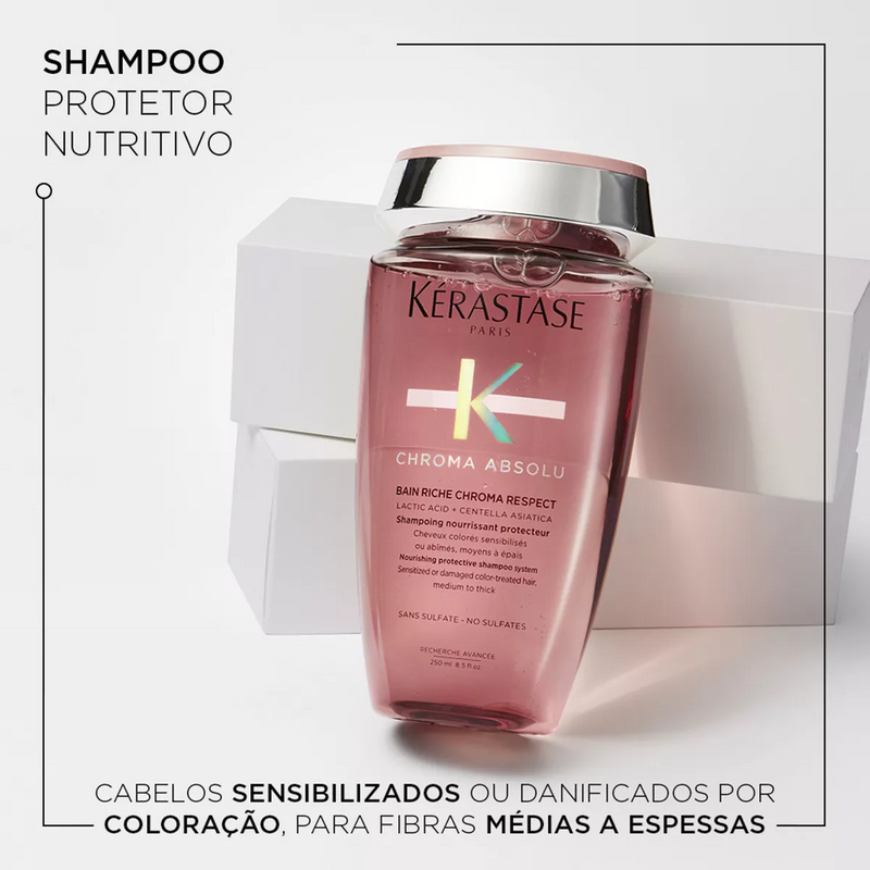 Shampoo Kérastase Chroma Absolu Chroma Respect Riche 250Ml
