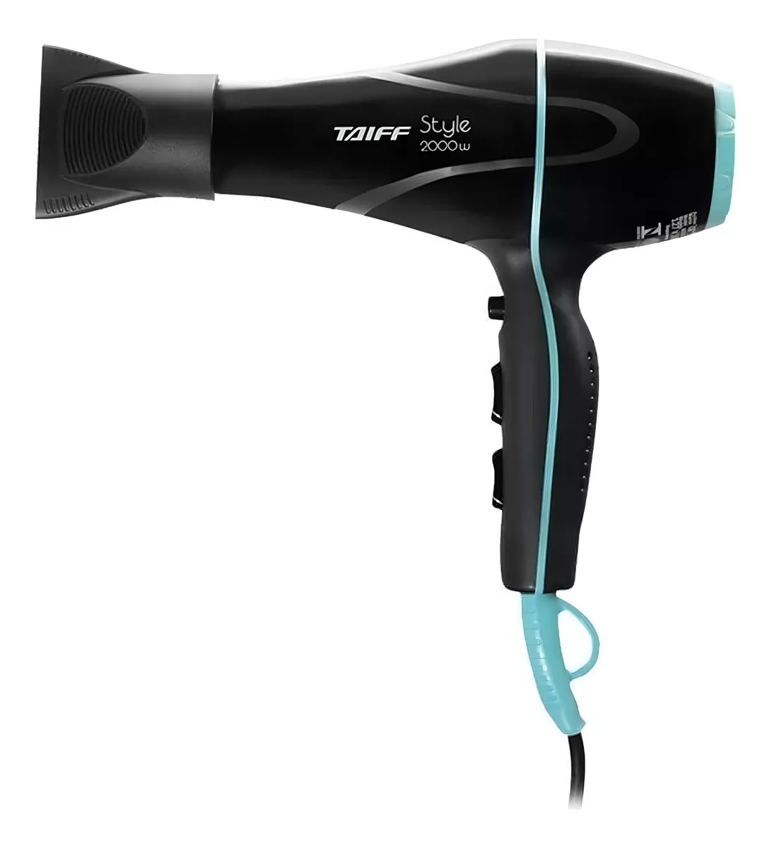 Secador Taiff Style 2000W Motor Ac Preto - 110V 127V
