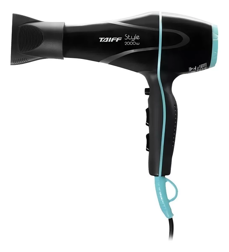 Secador Taiff Style 2000W Motor Ac Preto - 110V 127V