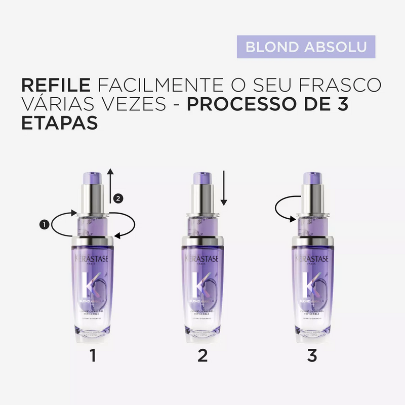 Óleo Capilar Blond Absolu L'Huile Cicagloss Frasco 75Ml Kérastase