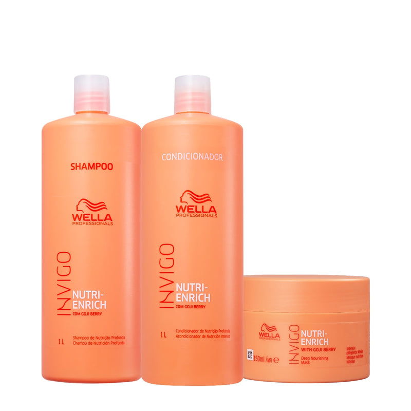 Kit Wella Professionals Invigo Nutri-Enrich Salon Máscara