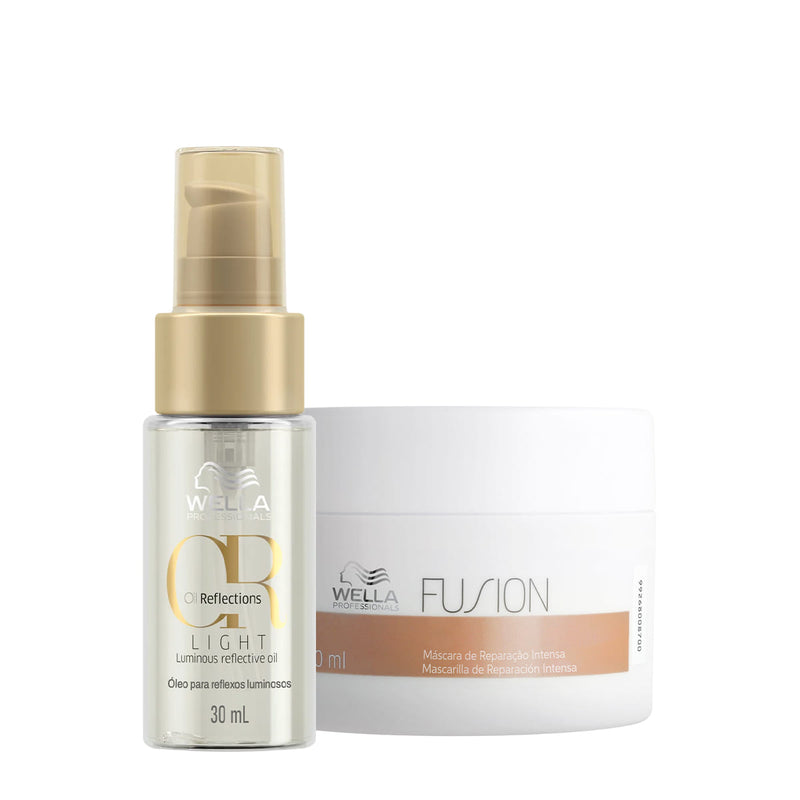 Kit Wella Professionals Fusion Reflections Máscara Oil Light