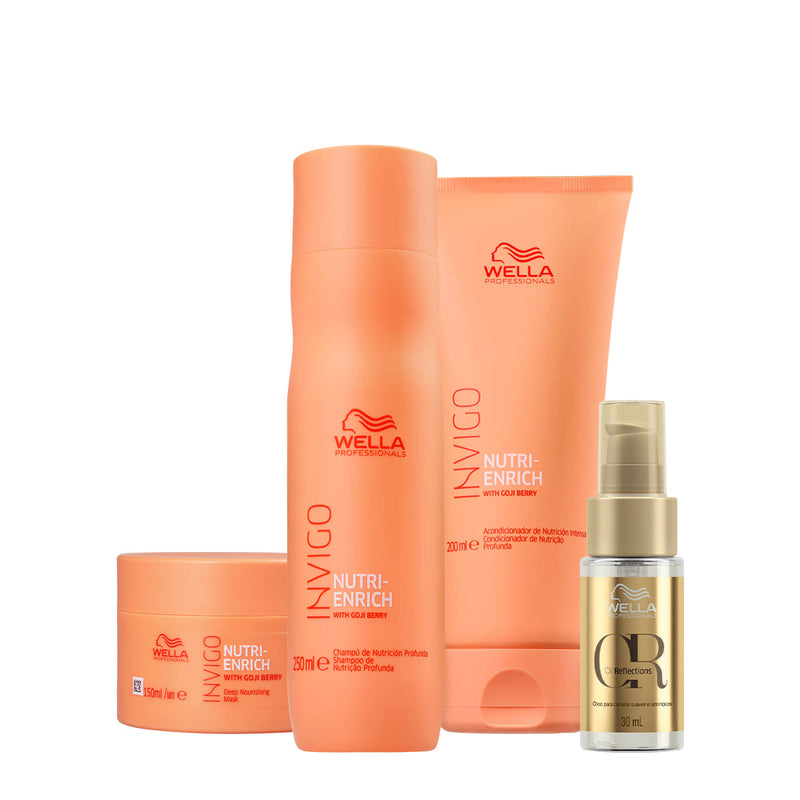 Kit Wella Professionals Invigo Nutri-Enrich Reflections Duo Oil 100
