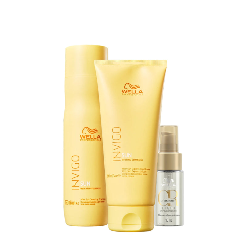 Kit Wella Professionals Invigo Sun Reflections Duo Oil Light