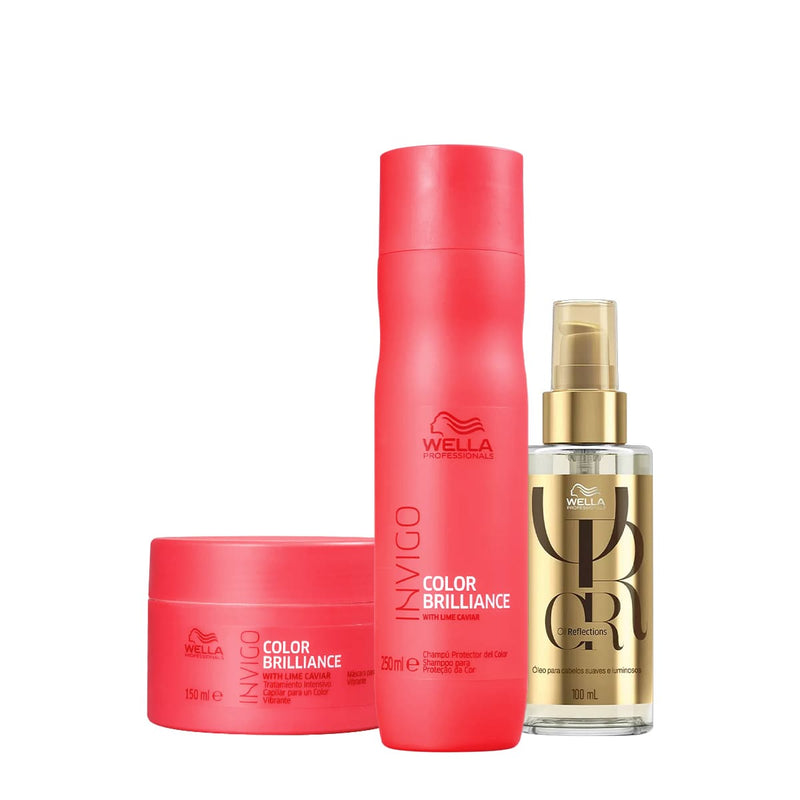 Kit Wella Professionals Invigo Brilliance Reflections 3 produtos