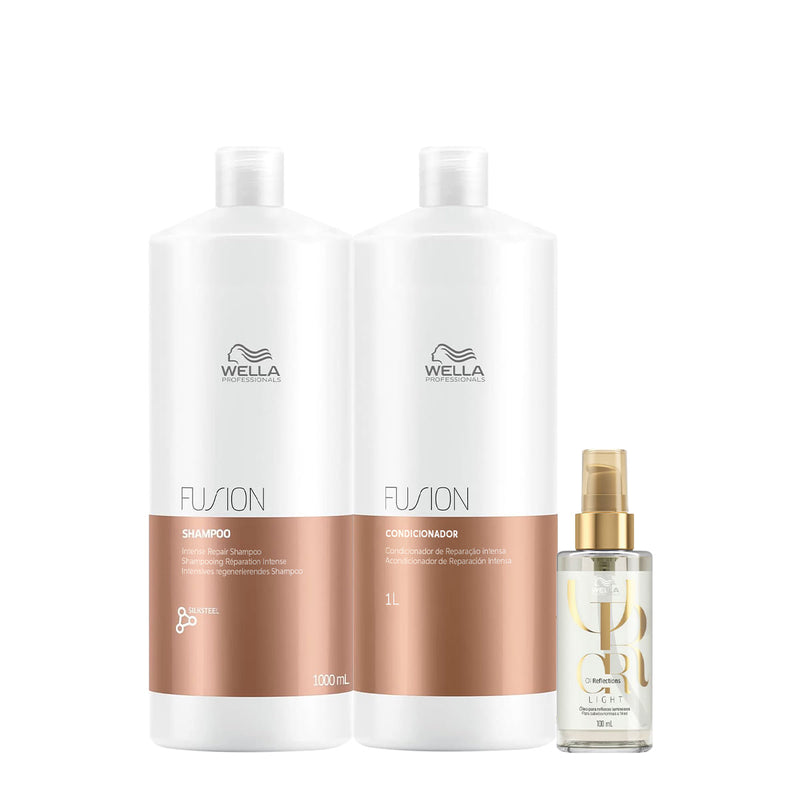 Kit Wella Professionals Fusion Reflections Duo Oil Light