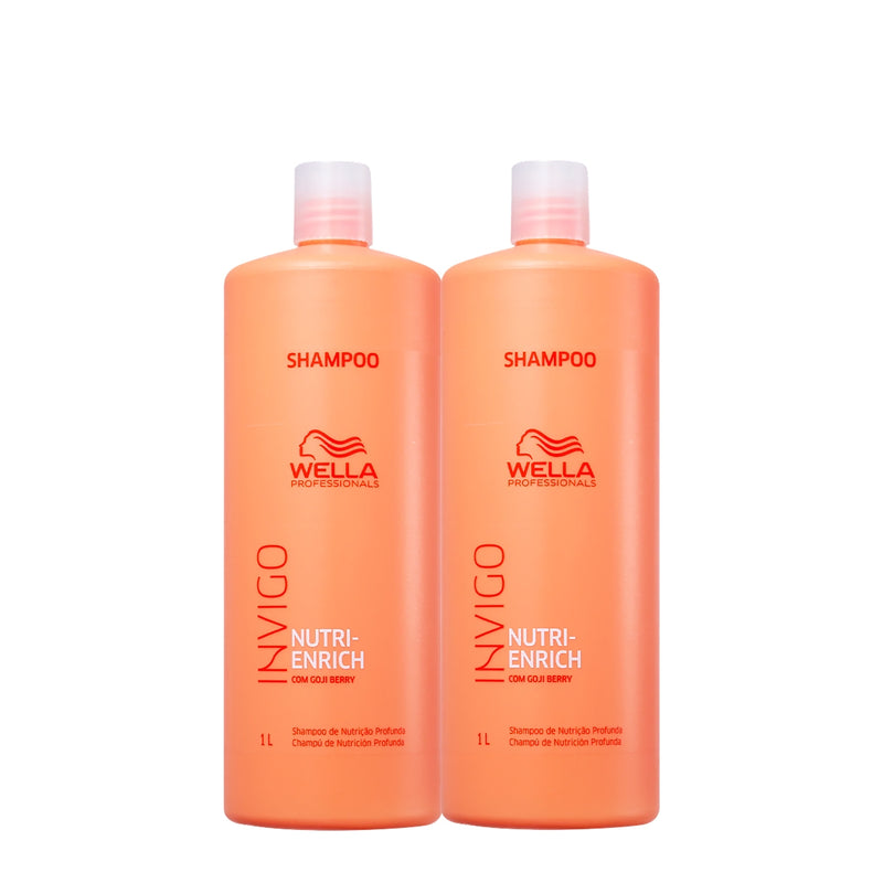 Kit Wella Professionals Invigo Nutri-Enrich Shampoo Extra 2 unidades