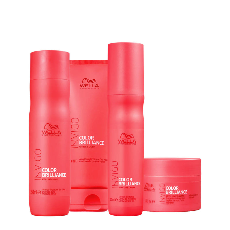 Kit Wella Professionals Invigo Color Brilliance Hair Care Total