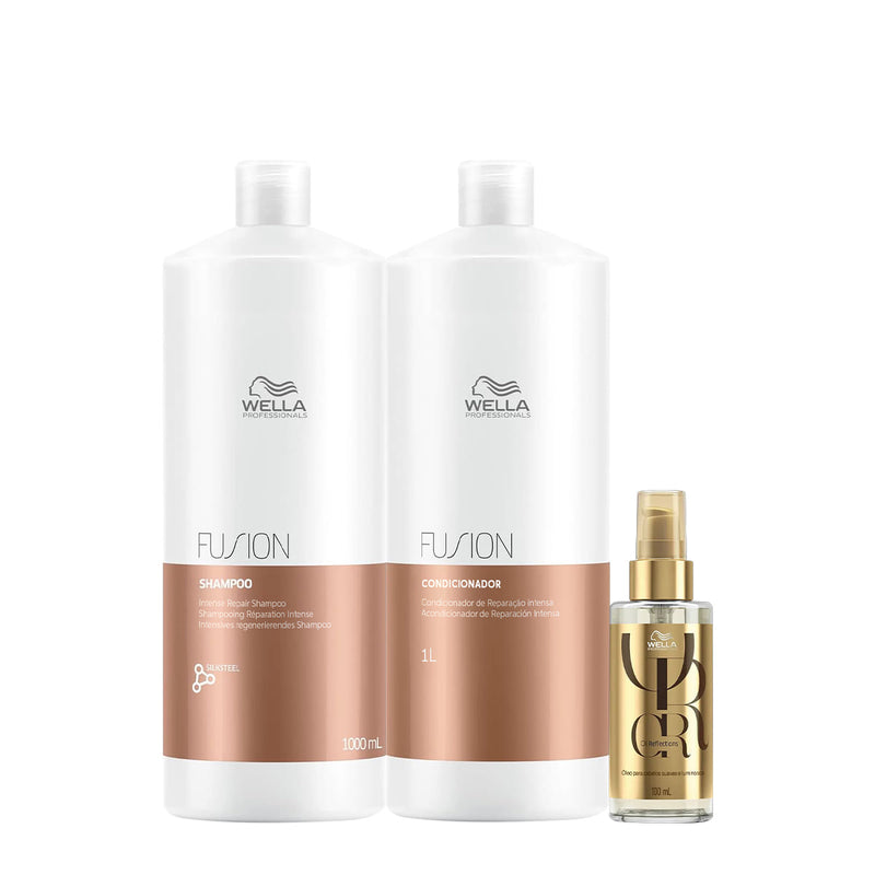 Kit Wella Professionals Fusion Reflections Duo Oil (3 Produtos)