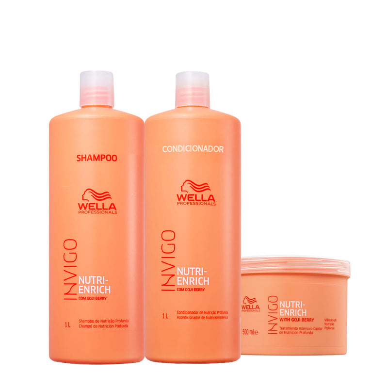 Kit Wella Professionals Invigo Nutri-Enrich Salon Total