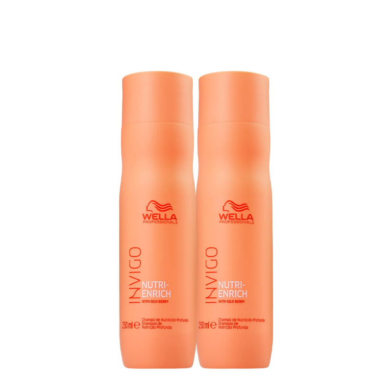 Kit Exclusivo Wella Professionals Nutri-Enrich Invigo Shampoo  Extra 2 produtos