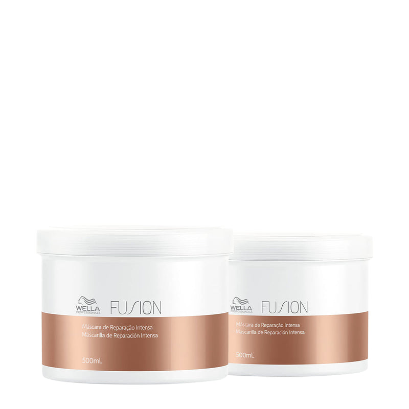 Kit Wella Professionals Fusion Máscara Extra 500ml 2 Unidades
