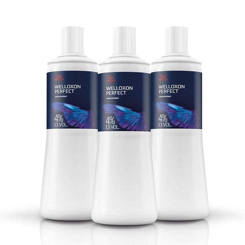 Kit Wella Professionals Welloxon Perfect Oxidante 4% 13 Vol 1L 3 produtos