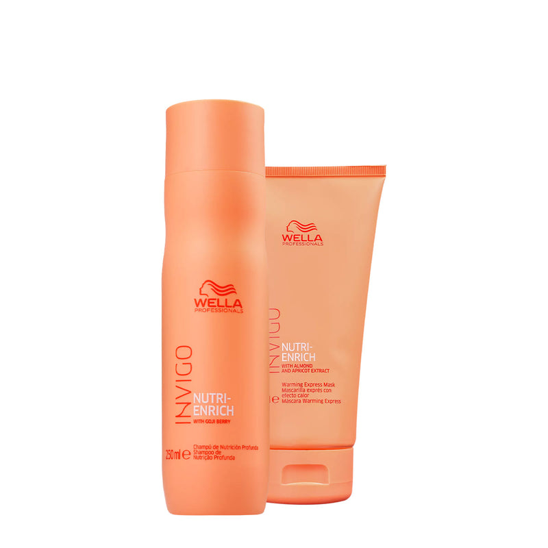 Kit Wella Professionals Invigo Nutri-Enrich Warming Reflections Shampoo Máscara