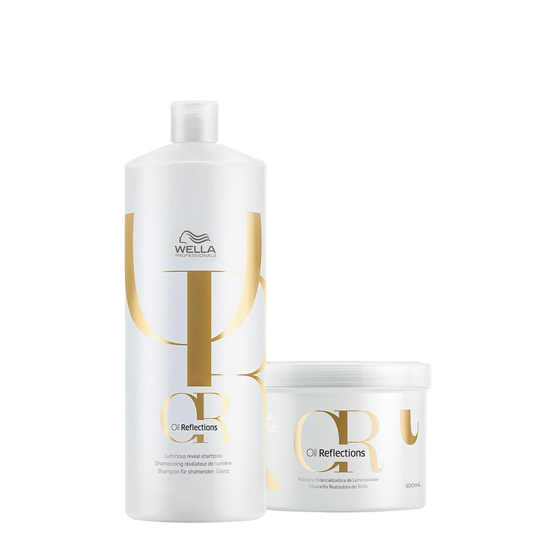 Kit Wella Professionals Oil Reflections Luminous Shampoo & Máscara 2 produtos