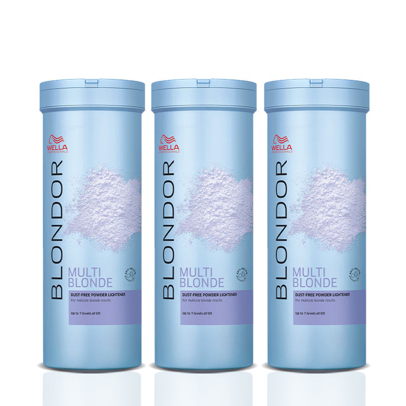 Kit Wella Blondor Multi Blonde da Bloom & Glow 3 Unidades