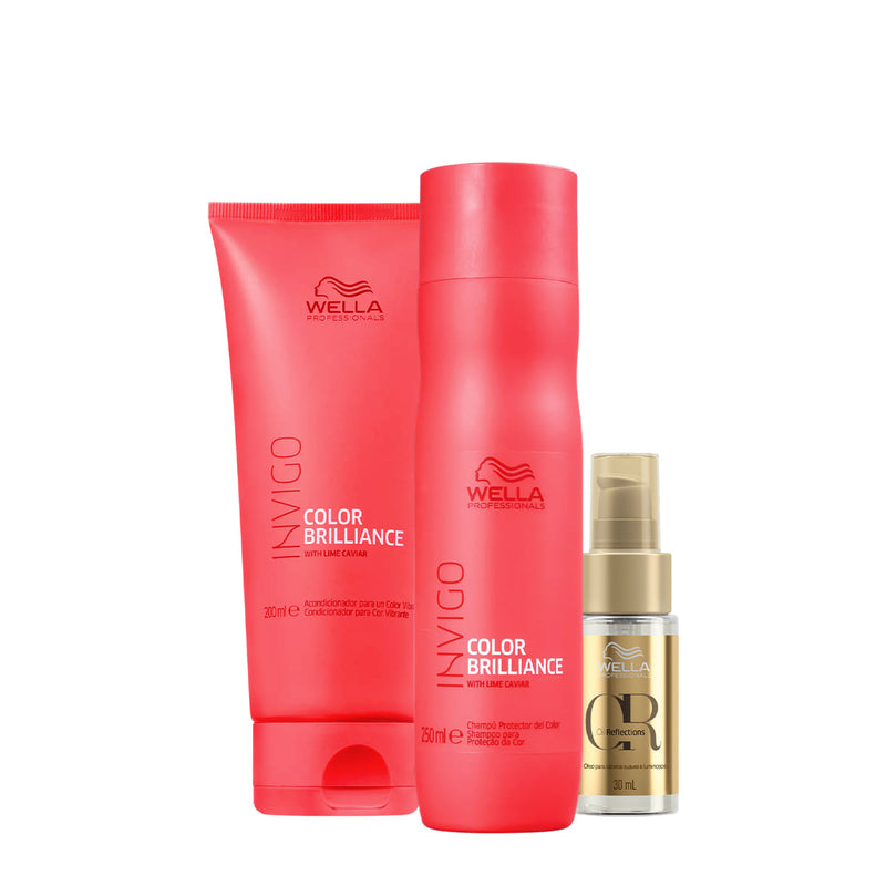 Kit Invigo Brilliance Reflections Blocador de Brilho Duo Oil 30