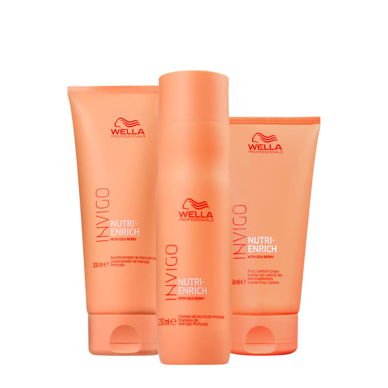 Kit Wella Professionals Invigo Nutri-Enrich Antifrizz Home Care Leave-in
