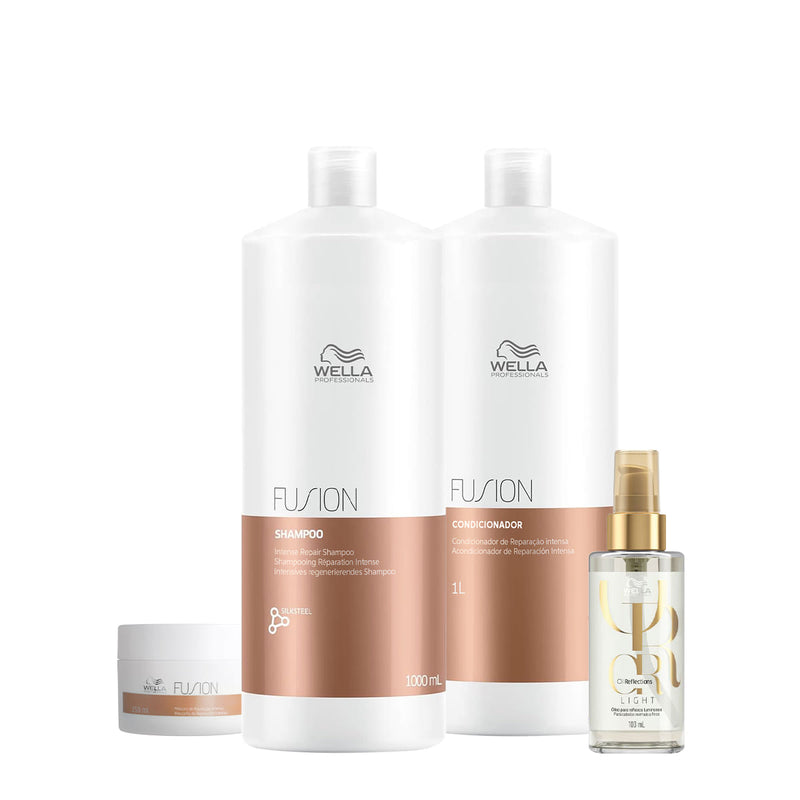 Kit Wella Professionals Fusion Reflections Salon Total 150 Oil Light
