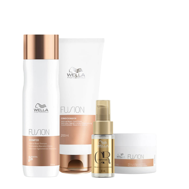 Kit Wella Professionals Fusion Reflections Home Care Oil 30