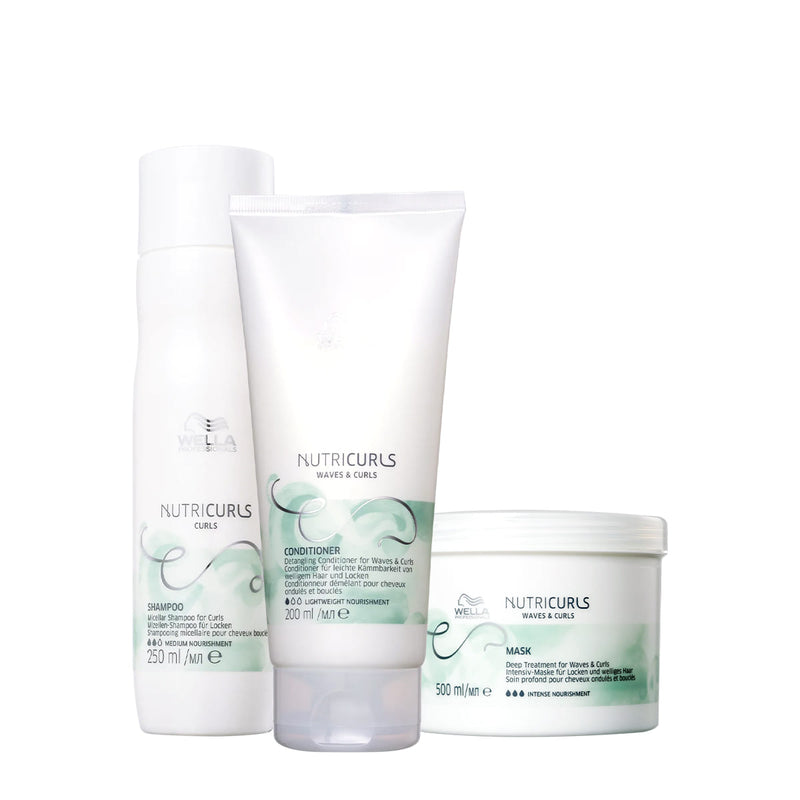 Kit Wella Professionals NutriCurls Nutrição Intensa 3 produtos