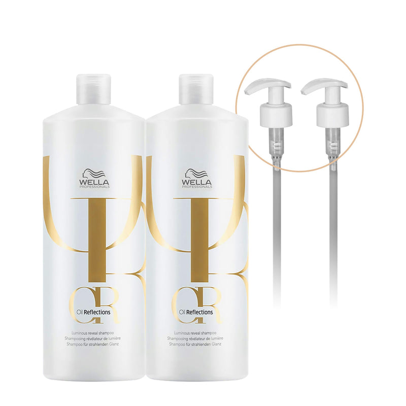 Kit Wella Professionals Oil Reflections Shampoo Extra Válvula 4 produtos