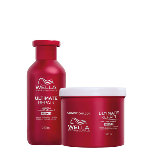 Kit Wella Ultimate Repair Shampoo  Máscara 2 produtos