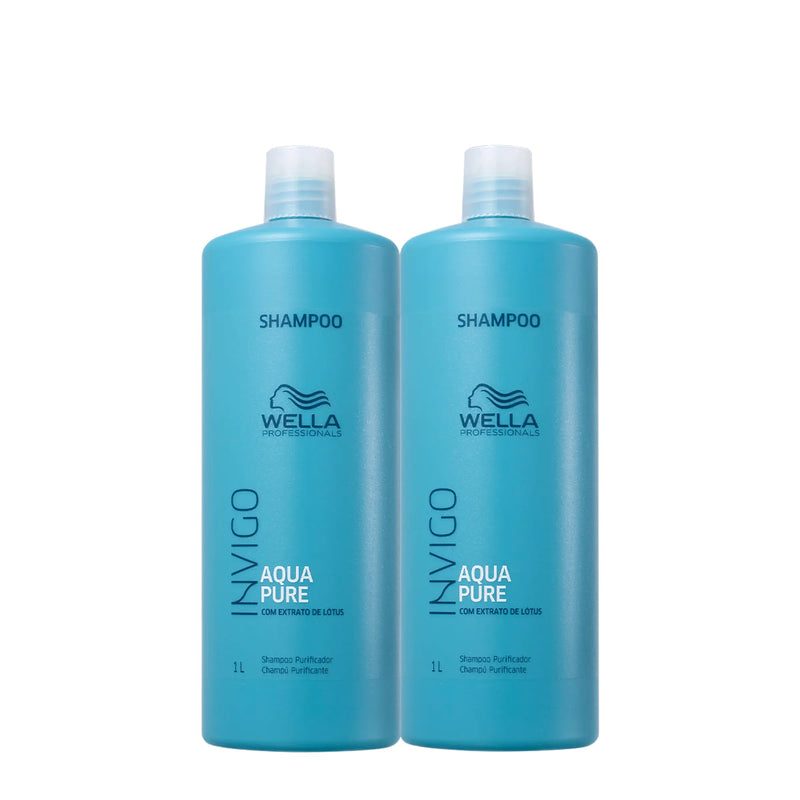 Kit Wella Professionals Invigo Aqua Pure Shampoo Extra
