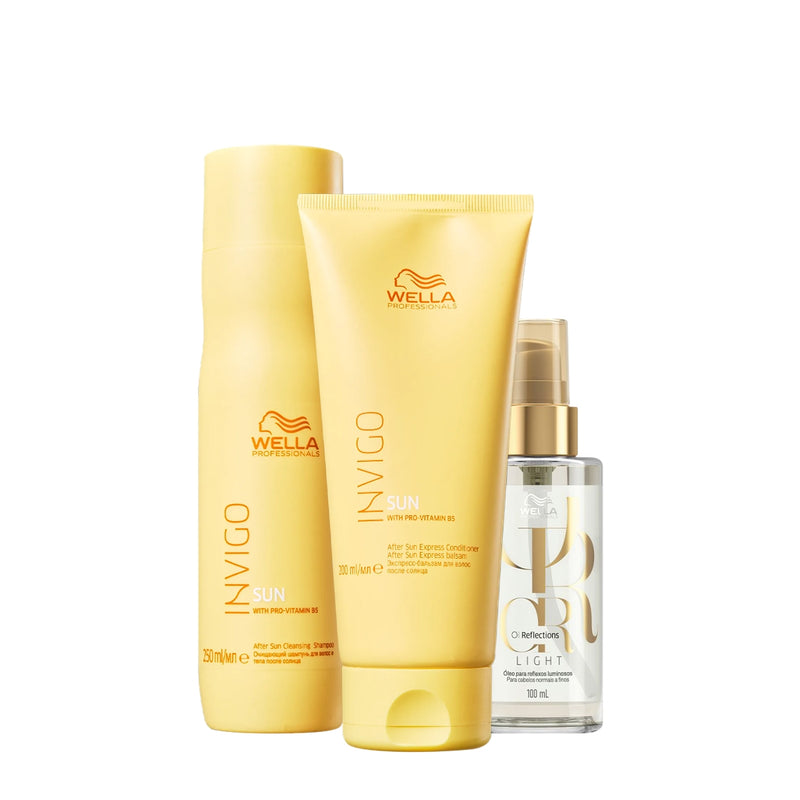 Kit Wella Professionals Invigo Sun Reflections Duo Oil Light 100