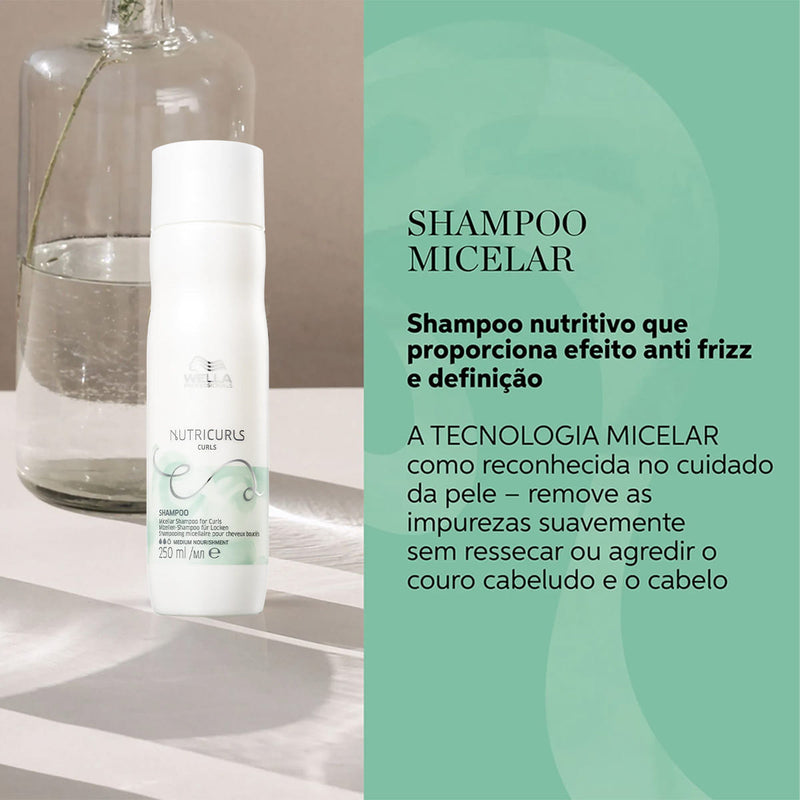 Kit Wella Professionals NutriCurls Nutrição Intensa 3 produtos