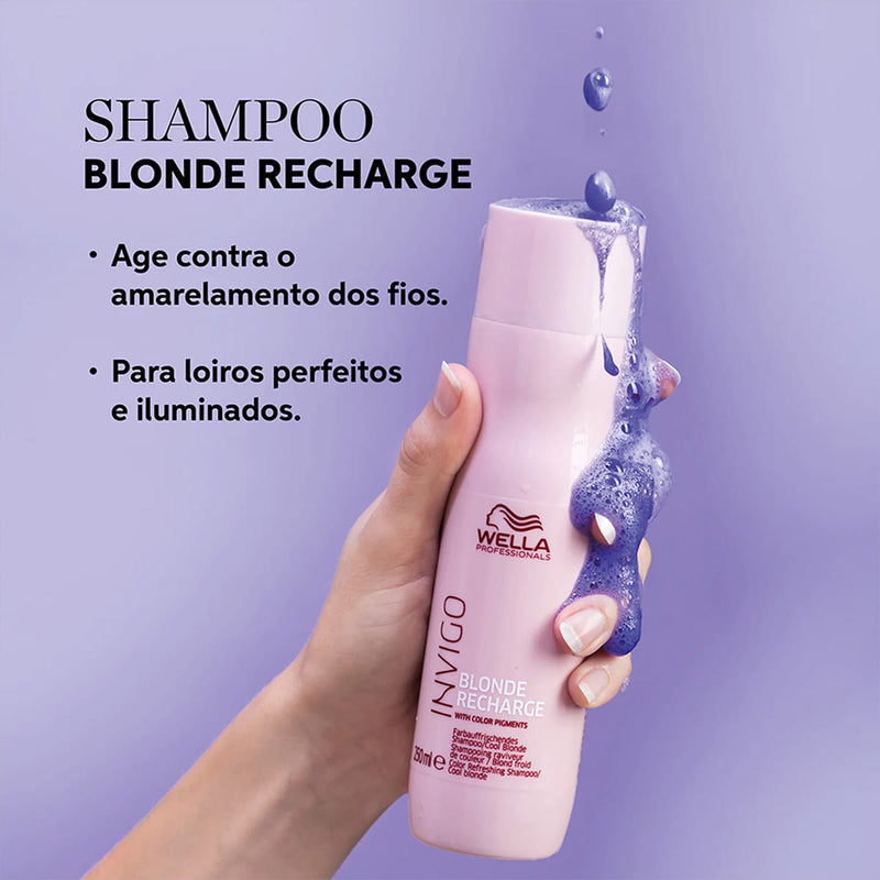 Kit Wella Professionals Invigo Blonde Recharge Reflections Duo Oil 100