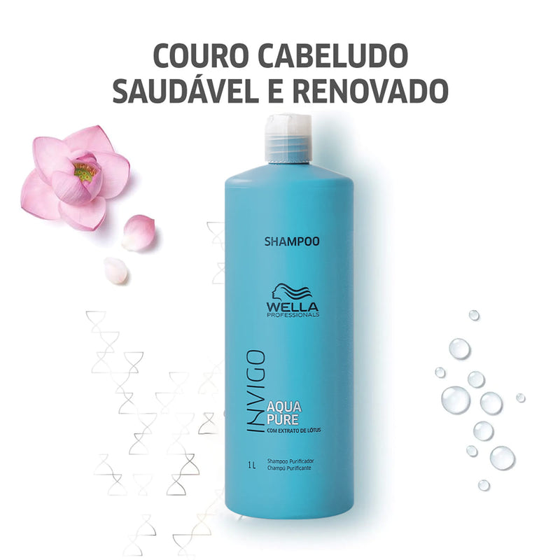 Kit Wella Professionals Invigo Aqua Pure Reflections Shampoo Oil