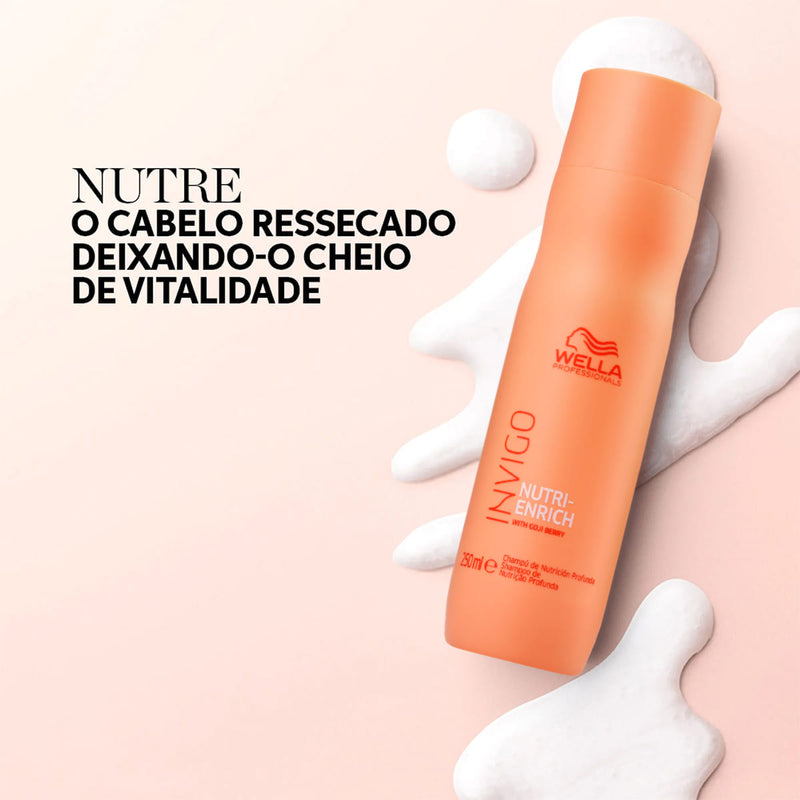 Kit Wella Professionals Invigo Nutri-Enrich Warming Reflections Shampoo Máscara