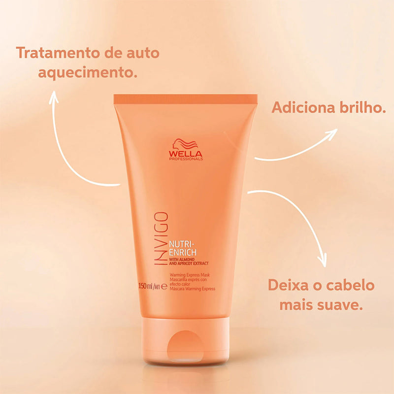 Kit Wella Professionals Invigo Nutri-Enrich Warming Reflections Shampoo Máscara