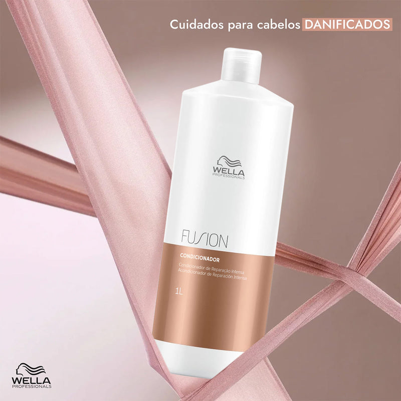 Kit Wella Professionals Fusion Salon Shampoo e Condicionador 1L