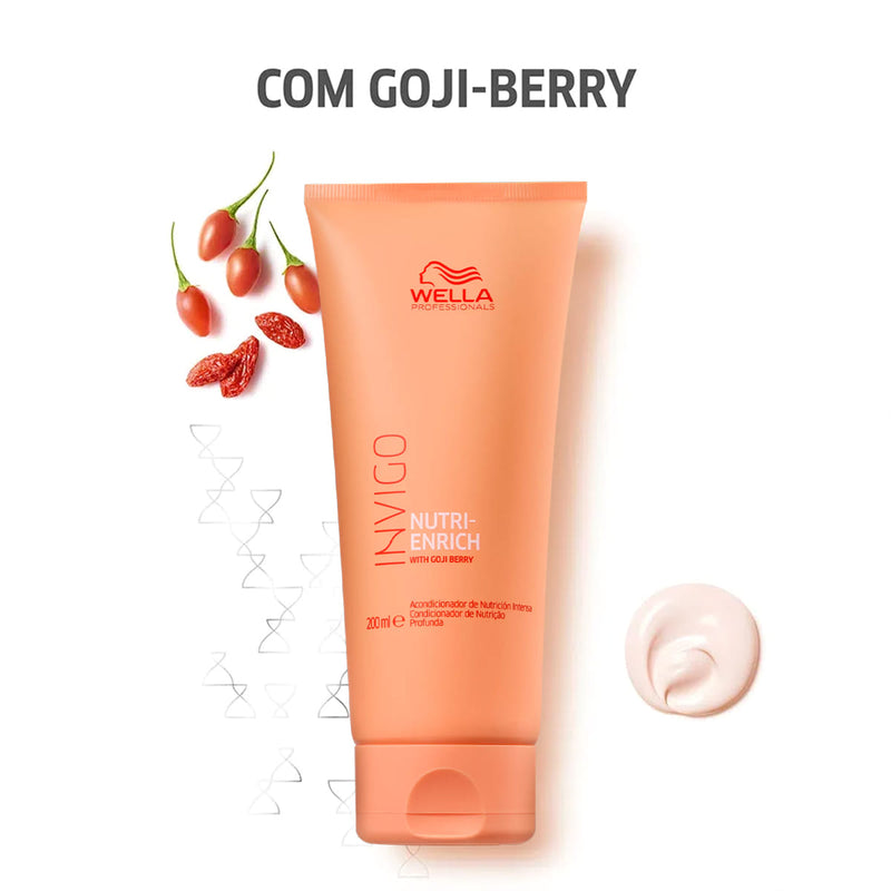 Kit Wella ProfessionalsInvigo Nutri-Enrich Shampoo 1L Condicionador 200ml Ampola 10ml