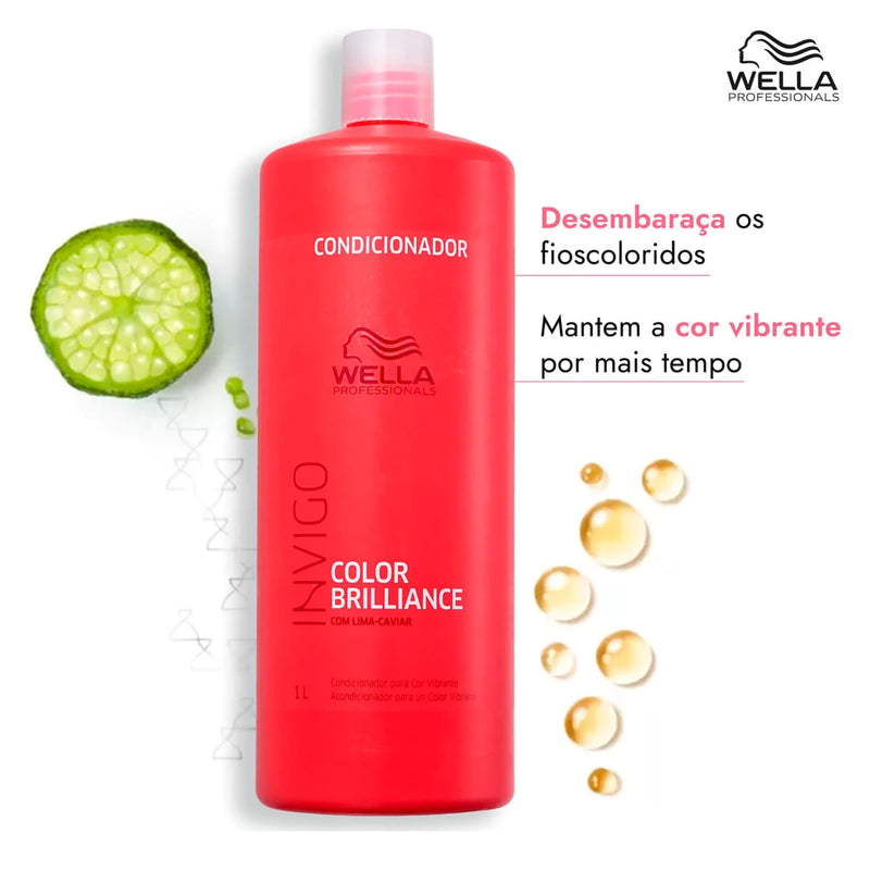 Kit Wella Professionals Invigo Brilliance Reflections Salon Oil Light 30