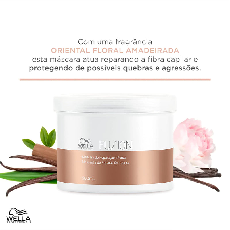 Kit Wella Professionals Fusion Máscara Extra 500ml 2 Unidades