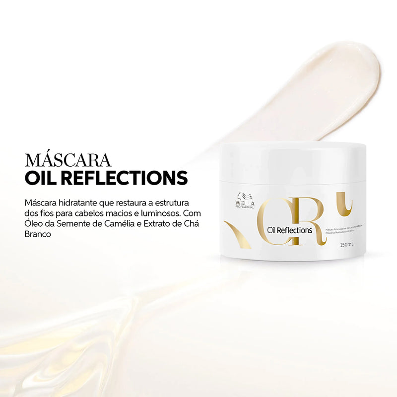 Kit Wella Professionals Oil Reflections  Shampoo  Máscara 150