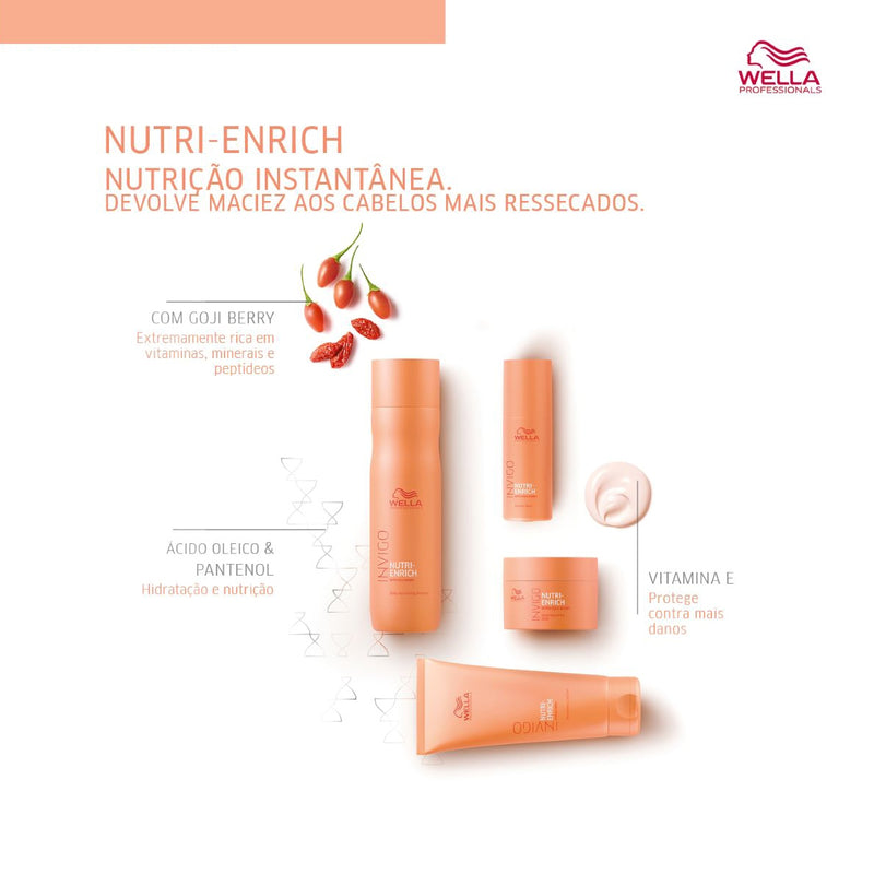 Kit Exclusivo Wella Professionals Nutri-Enrich Invigo Shampoo  Extra 2 produtos