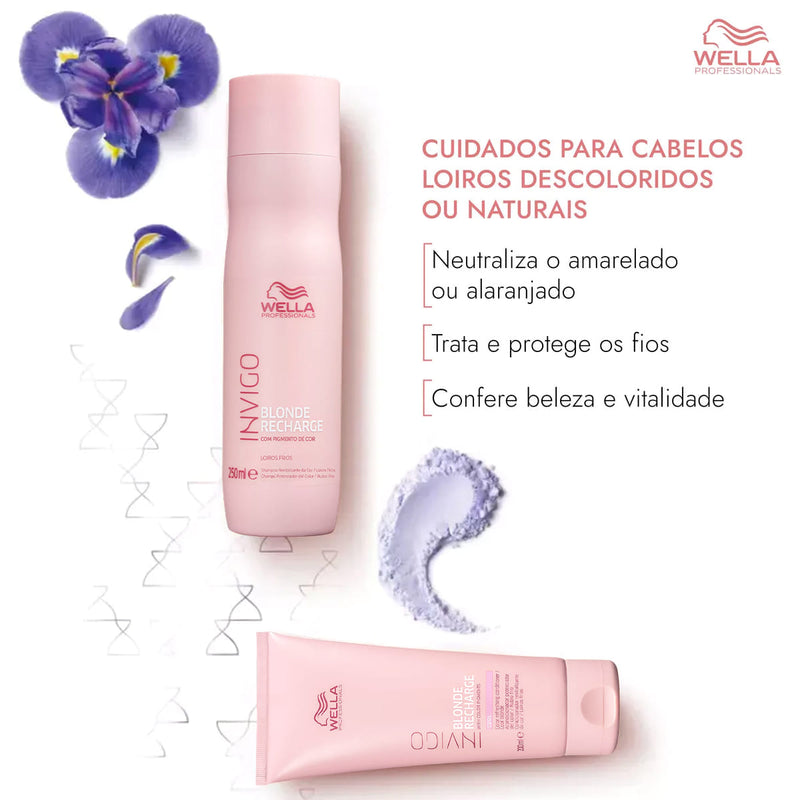 Kit Wella Professionals Invigo Blonde Recharge Condicionador Extra