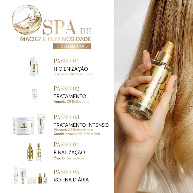 Kit Wella Professionals Oil Reflections  Shampoo  Máscara 150