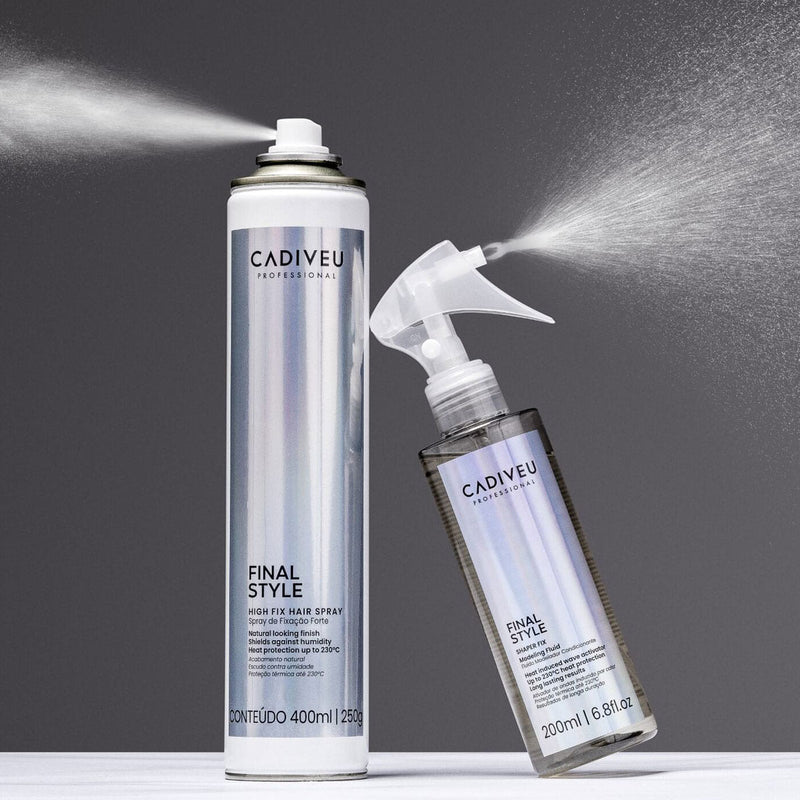 Kit Cadiveu Professional Final Style Óleo G Fluido Fixador E Spray Brilho (4 Produtos)