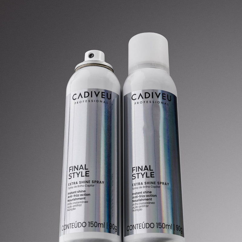 Kit Cadiveu Professional Final Style Supreme Óleo G Fluido E Spray Brilho (3 Produtos)