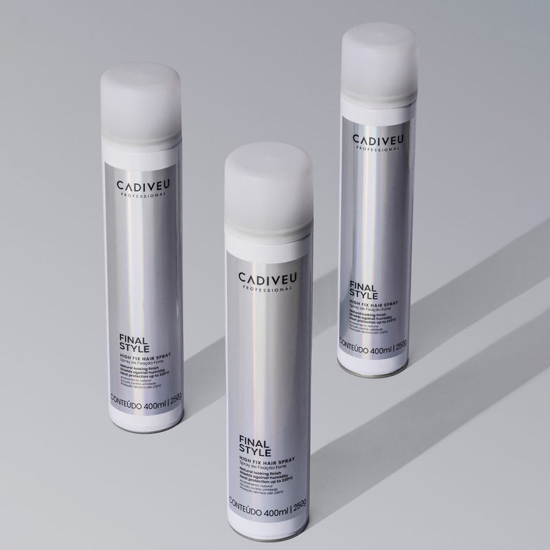 Kit Cadiveu Professional Final Style Supreme Óleo G Fluido E Spray Fixador (3 Produtos)